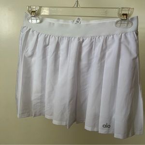 Pleated Tennis 🎾 Skirt in White